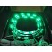 Kit exterior em leds disponível em Verde (252 leds) 4 fitas: 2 x 120cm + 2 x 90cm + comando à distância.