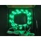 Kit exterior em leds disponível em Verde (252 leds) 4 fitas: 2 x 120cm + 2 x 90cm + comando à distância.