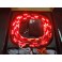 Kit exterior em leds disponível em Verde (252 leds) 4 fitas: 2 x 120cm + 2 x 90cm + comando à distância.