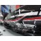 Faróis frontais full Led com pisca dinâmico e welcome light para Volkswagen Golf 7 12-17 Look 7,5 com risca vermelha