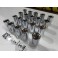 Porcas Lug Nuts Para Honda,Mazda,Etc 32mm 12x1.50 Cromado Conjunto 20 Unidades