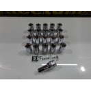 Porcas Lug Nuts Para Honda, Mazda, Ford, Toyota, Hyundai, Lexus, Mitsubishi, Etc 32mm 12x1.50 Cromado 
