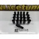 Porcas Lug Nuts para Honda, Mazda, Ford, Toyota, Hyundai, Lexus, Mitsubishi, etc 32mm 12x1.50 Preto 