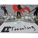 Far&oacute;is frontais com luz branca 5000k Honda civic 92-95 2, 3 portas EG3, EG4, EG5, EG6, EJ1, EJ2, 4 portas EG8, EG9, EH8, EH9