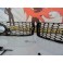Grelhas faróis nevoeiro Audi A5 8T Coupe Sportback Cabriolet  07-11 RS LOOK em preto piano brilhante ( para-choques SLINE e S5)