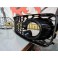 Grelhas faróis nevoeiro Audi A5 8T Coupe Sportback Cabriolet  07-11 RS LOOK em preto piano brilhante ( para-choques SLINE e S5)