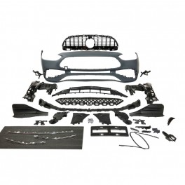Para-choques frontal em pl&aacute;stico Mercedes Classe C W206 +2021 AMG look