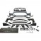 Para-choques frontal em plástico Mercedes Classe C W206 +2021 AMG look