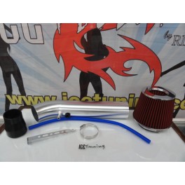 Kit admiss&atilde;o com tubo em alum&iacute;nio + filtro de ar para Honda civic 92-00 (EG, EH, EJ, EK)