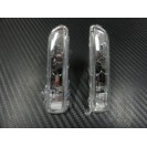 Piscas laterais / faróis / farolins fundo cromado + lâmpadas cromadas para BMW E46 98-01, E46 COUPE / CABRIO 98-06, E46 COMPACT
