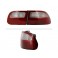 Faróis / farolins JDM look para Honda Civic 92-95 2 / 4 portas red / white (vermelho e branco).