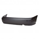 Para-choques traseiro com espaço para frisos Honda civic 96-98 4 portas / sedan em plástico ABS