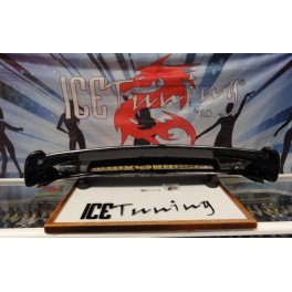 Aileron / lip / spoiler traseiro em pl&aacute;stico ABS e em preto piano brilhante para Honda Civic EK 96-01 3 portas type r look 