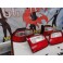 Faróis / farolins JDM look para Honda Civic 92-95 3 portas red / white (vermelho e branco).