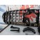 Grelha frontal em cromado e preto piano brilhante para MERCEDES GLC W253 / C253 / X253 19-22 GT-R / Panamericana Em Plastico ABS