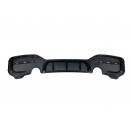 Difusor em preto piano brilhante para BMW serie 1 F20 / F21 2015-2019 LCI M-Competition Dupla Saída em plástico ABS