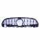 Grelha frontal com suporte símbolo para Mercedes Classe C W206 +2021 GT-R / Panamericana LOOK preto piano brilhante e cromado