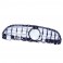 Grelha frontal com suporte símbolo para Mercedes Classe C W206 +2021 GT-R / Panamericana LOOK preto piano brilhante e cromado
