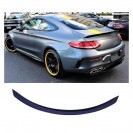Lip / Spoiler / Aileron traseiro em preto piano brilhante para Mercedes W205 COUPE 2013-2021 AMG / C63 look em plástico ABS