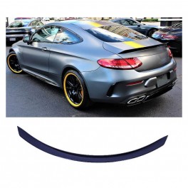 Lip / Spoiler / Aileron traseiro em preto piano brilhante para Mercedes W205 COUPE 2013-2021 AMG / C63 look em pl&aacute;stico ABS