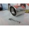 Ponteira de escape universal 100% inox oval com corte (obliqua) 100x110mm X 172MM