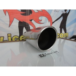 Ponteiras De Escape Redonda c/corte (obliqua) 100mm X 256MM 100% Inox