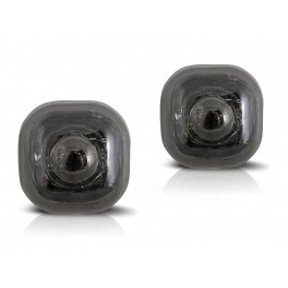 Piscas laterais + l&acirc;mpadas cromadas para Audi A3 8L, A4 B5, A8, Seat Ibiza 99-00, Cordoba 6k2 99-03  fundo smoke