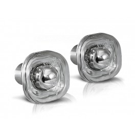 Piscas laterais + l&acirc;mpadas cromadas para Audi A3 8L, A4 B5, A8, Seat Ibiza 99-00, Cordoba 6k2 99-03 fundo cromado