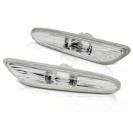 Pisca / farolins laterais em cristal / smoke BMW E46 E60 E61 E90 E91 E93 E93 E81 E82 E84 E87 E88 X3
