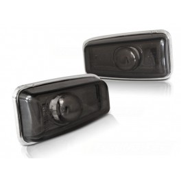Piscas laterais escurecidos + l&acirc;mpadas cromadas para  Peugeot 406