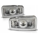 Piscas laterais escurecidos + l&acirc;mpadas cromadas para Citroen Saxo, Berlingo, Evasion, Jumpy, ZX, XM, Xsara, Xantia