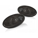 Piscas laterais + lâmpadas cromadas para PEUGEOT 206, 107, 607, 307, 407, CITROEN C2, C3, C5, PICASSO, XSARA fundo smoke