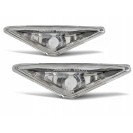 Piscas laterais / faróis / farolins+ lâmpadas cromadas para Ford Focus 98-04, Mondeo 00-07 fundo em cristal