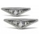 Piscas laterais / faróis / farolins+ lâmpadas cromadas para Ford Focus 98-04, Mondeo 00-07 fundo em cristal