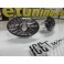 Piscas laterais + lâmpadas cromadas para Ford Transit +96, KA +96, Mondeo 93-00, Fiesta 89-98, Escort 90-95 fundo preto / Smoke
