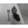 Piscas laterais + lâmpadas cromadas para Ford Transit +96, KA +96, Mondeo 93-00, Fiesta 89-98, Escort 90-95 fundo preto / Smoke