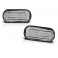Piscas, Farolins Laterais + lâmpadas cromadas para Honda civic, crx, crx del sol, logo, s2000 fundo cristal