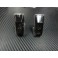 Piscas laterais / faróis / farolins + lâmpadas cromadas para Peugeot 106 92-95 fundo preto