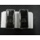 Piscas laterais / faróis / farolins+ lâmpadas cromadas para Peugeot 106 +96, 306 +97, Partner 96-02 fundo preto / smoke