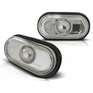 Piscas laterais + l&acirc;mpadas cromadas para Renault Clio 1, 2 (92-05) Megane 96-04, 19, Kangoo, laguna +98, scenic 98-03 Twingo,