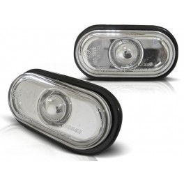 Piscas laterais + l&acirc;mpadas cromadas Renault Clio 1, 2,  Megane, 19, Kangoo, laguna, scenic, Twingo fundo cristal