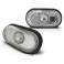 Piscas laterais + lâmpadas cromadas para Renault Clio 1, 2 (92-05) Megane 96-04, 19, Kangoo, laguna +98, scenic 98-03 Twingo,
