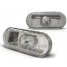 Piscas laterais + lâmpadas cromadas para Seat Alhambra, Cordoba, Variant, Vario, Exeo, Inca, Altea, Altea XL fundo cristal