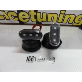 Pisca, farolins laterais em led fundo Preto Seat Alhambra Arosa Cordoba, Ibiza 6K, 6L, 6J Mii
