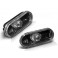 Piscas laterais fundo preto+ lâmpadas cromadas para VW Bora, Golf 3 Golf 4 caddy fox Eos Lupo Passat 35i 3B 3BG
