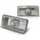 Piscas laterais / faróis / farolins + lâmpadas cromadas para VW Golf 3, Vento 92-96, passat 35i, fundo cristal