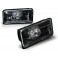 Piscas laterais / faróis / farolins + lâmpadas cromadas para VW Golf 3, Vento 92-96, passat 35i, fundo preto