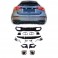 Difusor traseiro em plástico ABS + ponteiras, para Mercedes Classe A hatchback de 2019-2023 Look A45 em preto piano brilhante