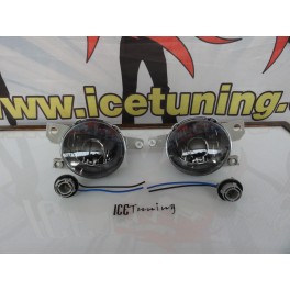 Far&oacute;is frontais de nevoeiro / m&aacute;ximos para Honda crx del sol 92-97 Fundo cristal