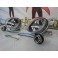 Faróis frontais de nevoeiro / máximos para Honda crx del sol 92-97 Fundo cristal